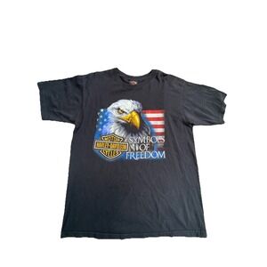 Vintage Barnett's Las Cruces Harley-Davidson Symbols Of Freedom T-Shirt Men's XL